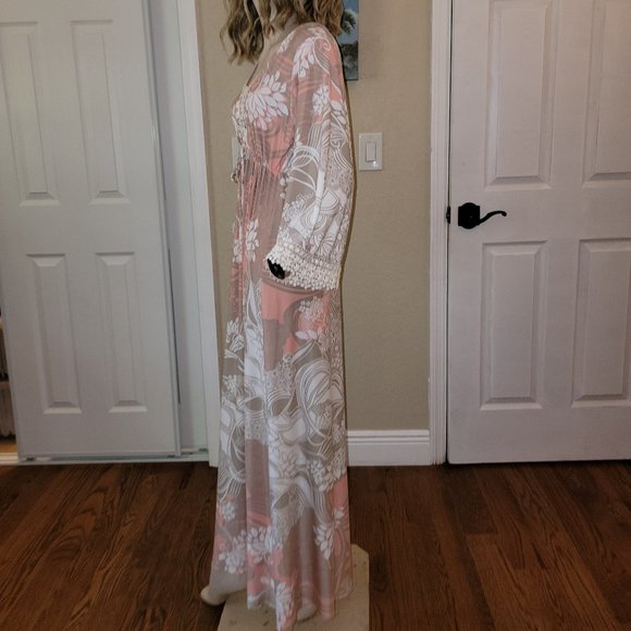 Soma Intimates Empire Waist Long Maxi Dress Size S Small - Like New - Picture 3 of 6